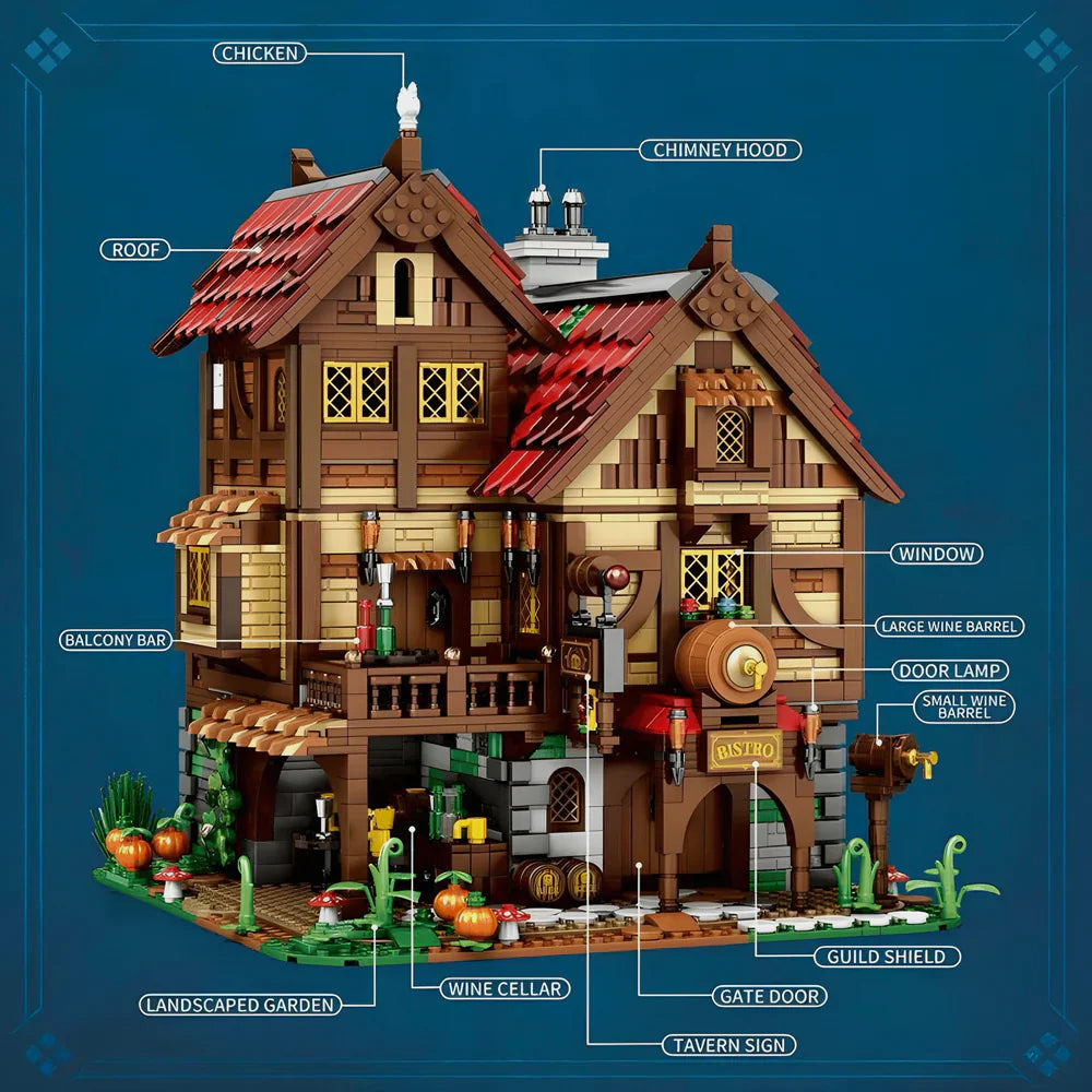 Medieval Inn and Tavern 2831PCS