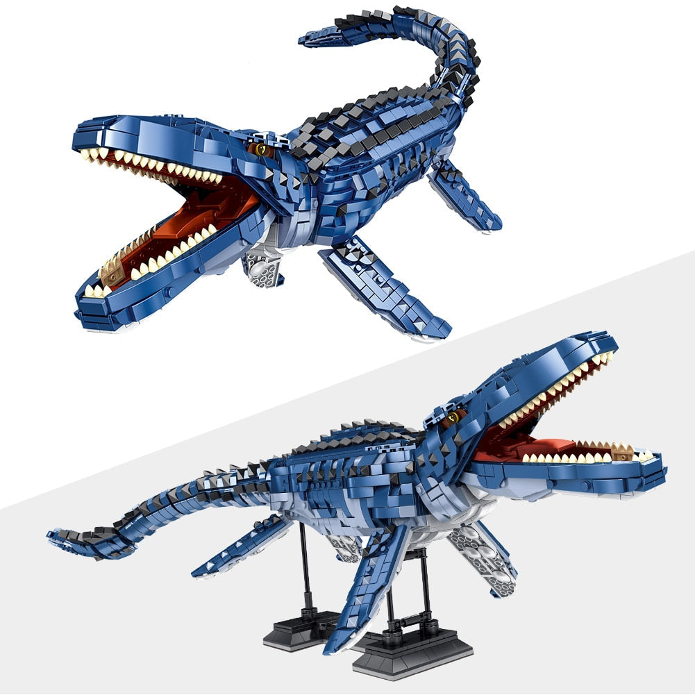 Deep Sea Mosasaur 1858PCS