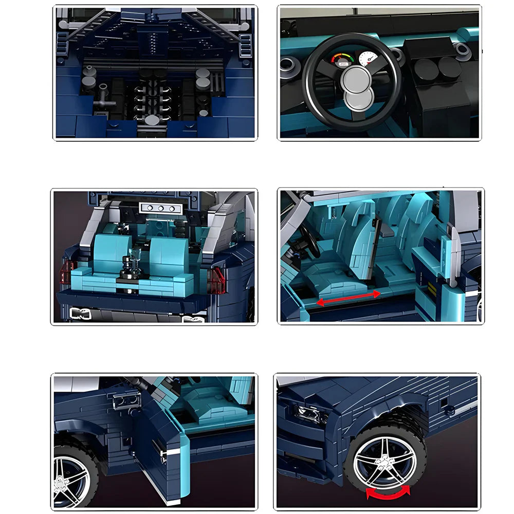Klassischer britischer 4x4-SUV 1882 Teile