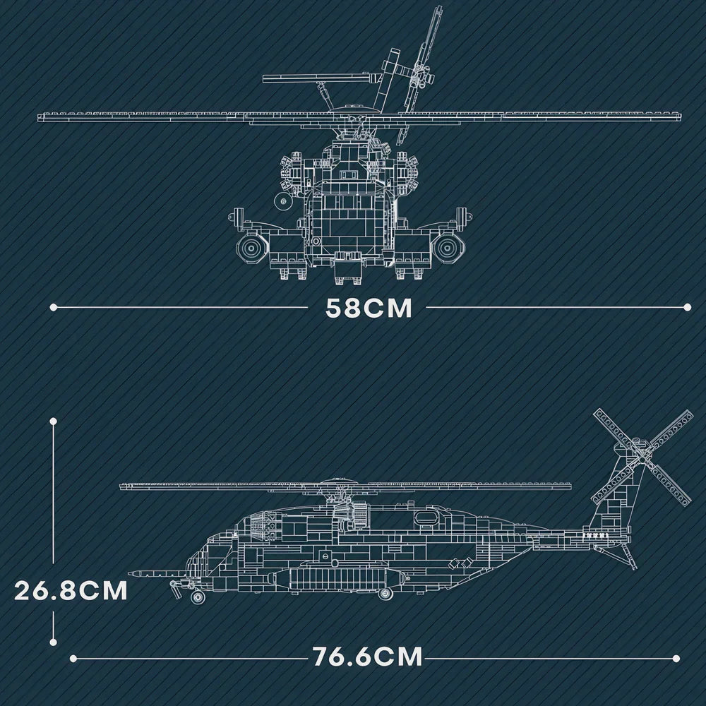 CH-53 Transport Helicopter Elite Edition 2191PCS
