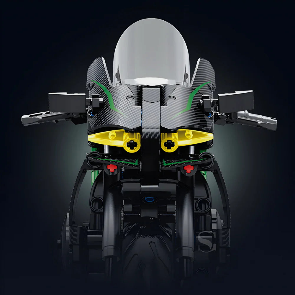 Japanisches Carbon-Motorrad 512 Teile