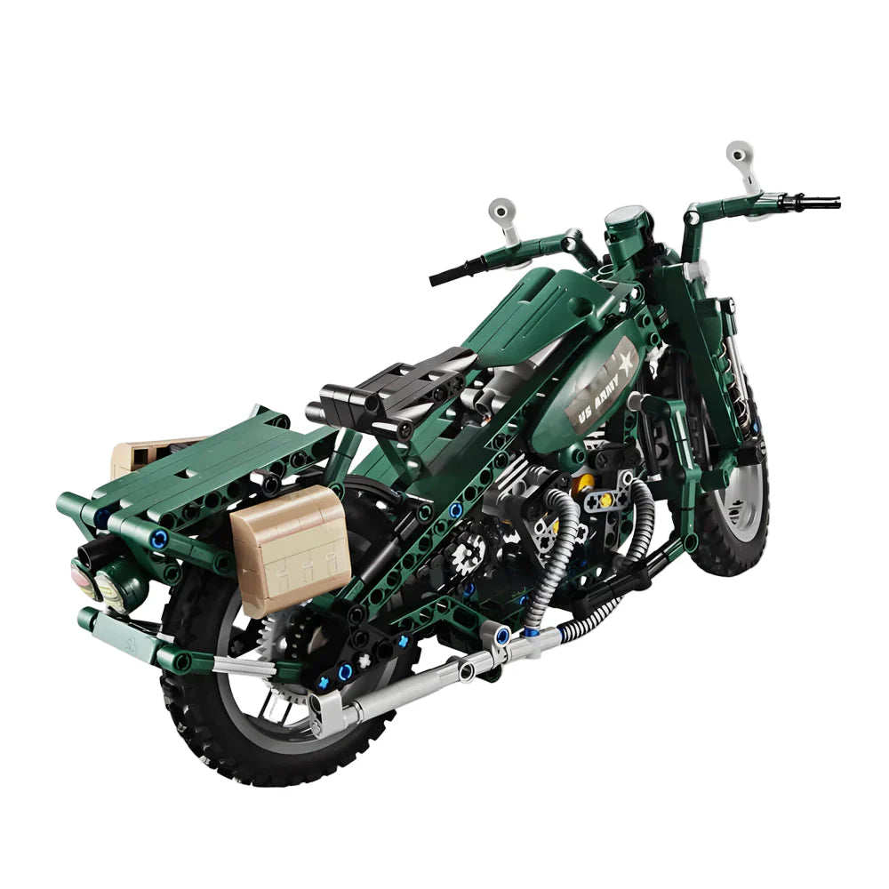 Militärmotorrad aus dem Zweiten Weltkrieg, 550 Teile