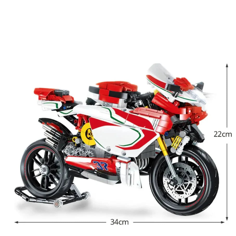 Le diable rouge 998 pièces