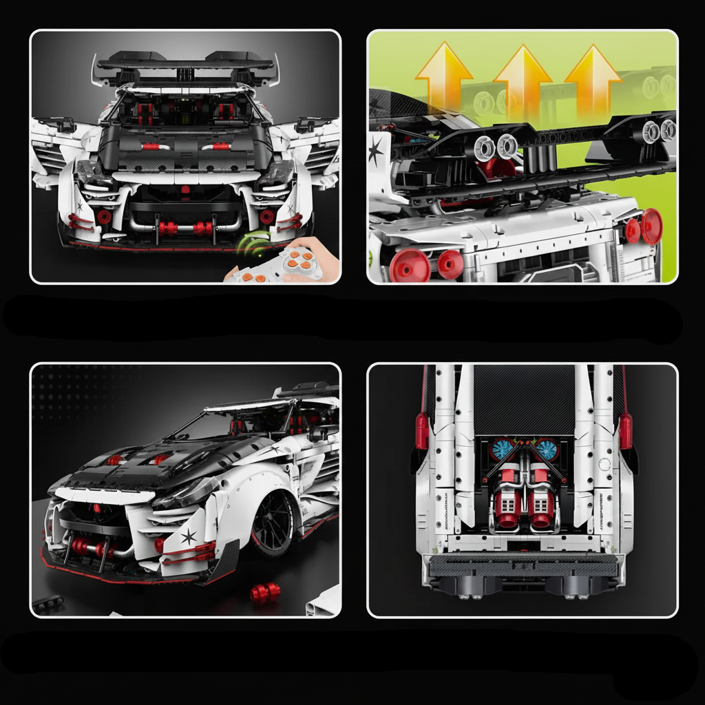 Godzilla R35 rabaissée 3939 pièces
