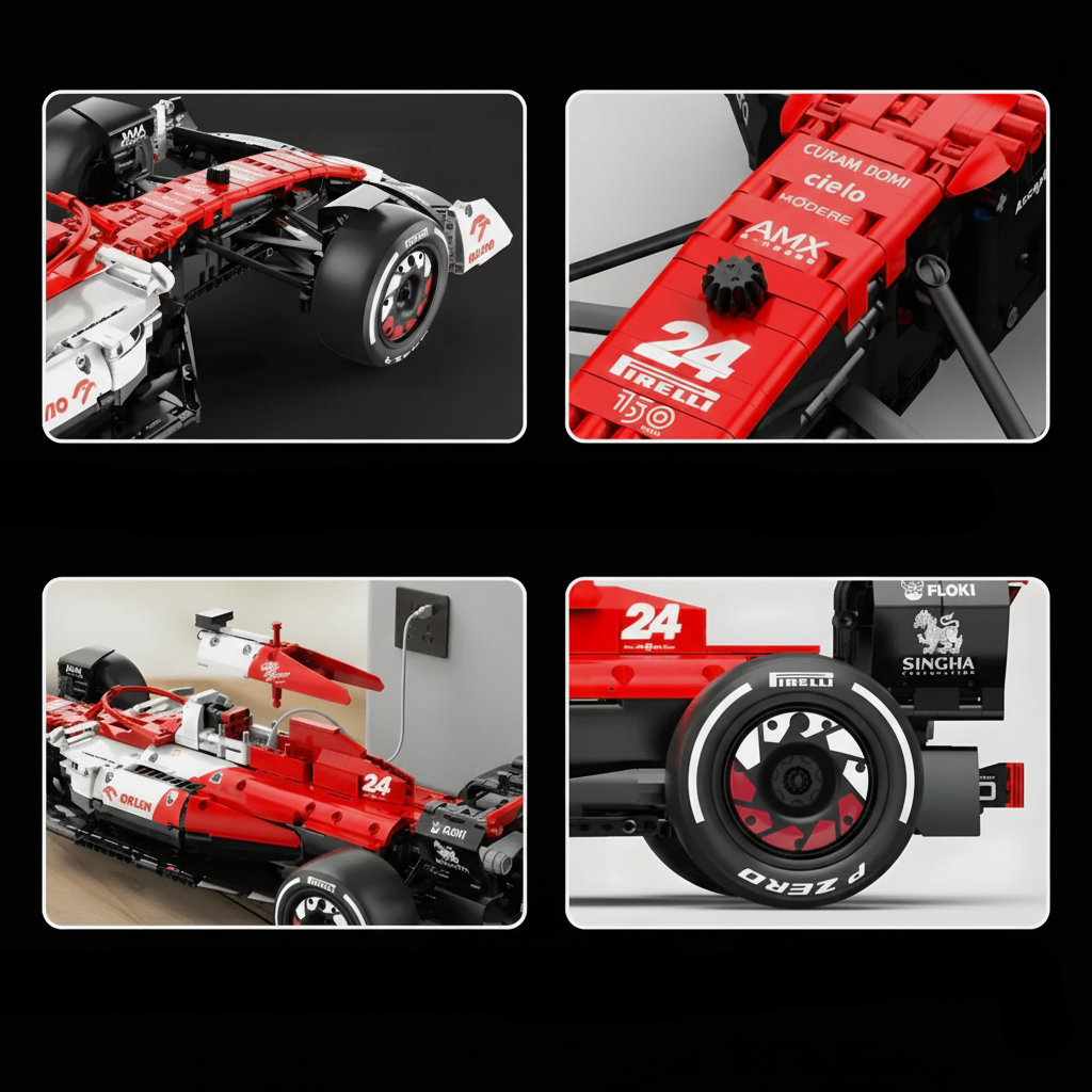 Alfa Romeo F1 Rennwagen 2306 Teile