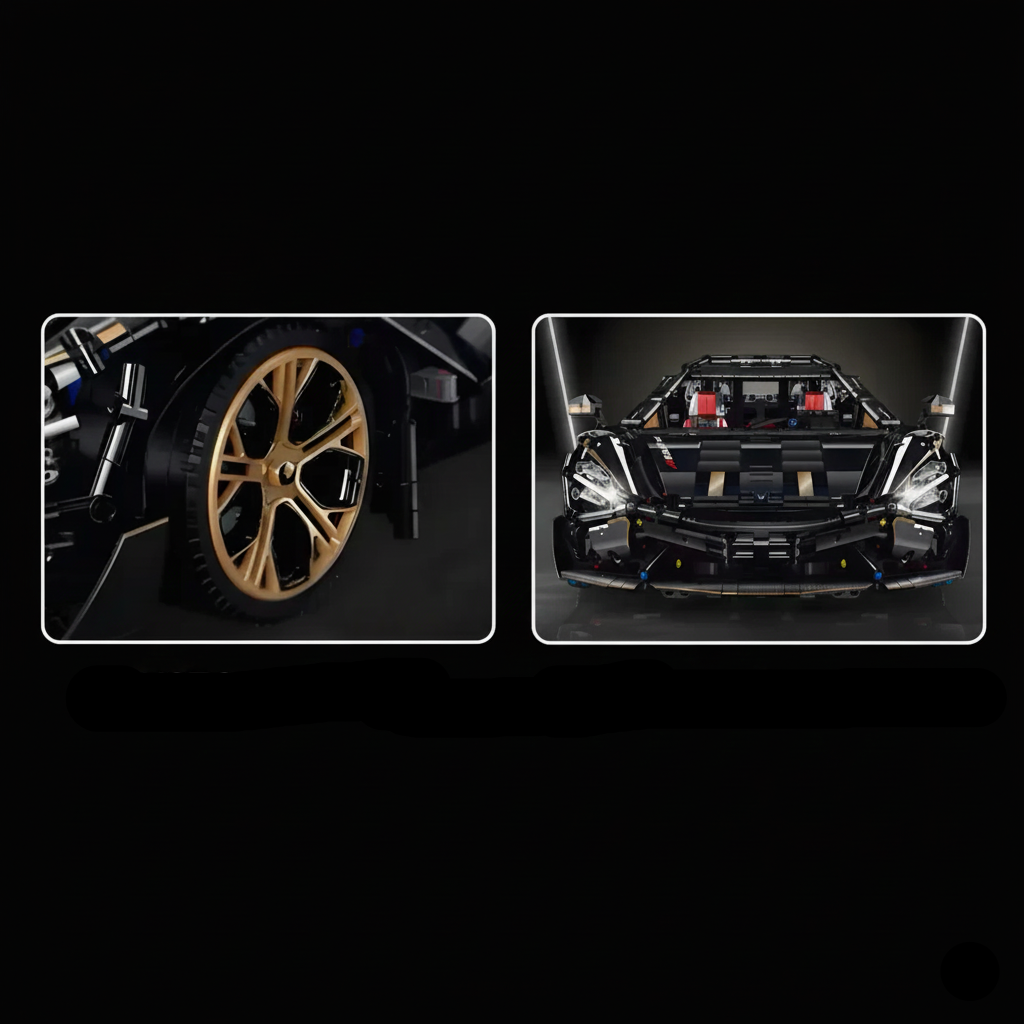 Limitierte Auflage V8 720s Spider Supercar 3657 Teile