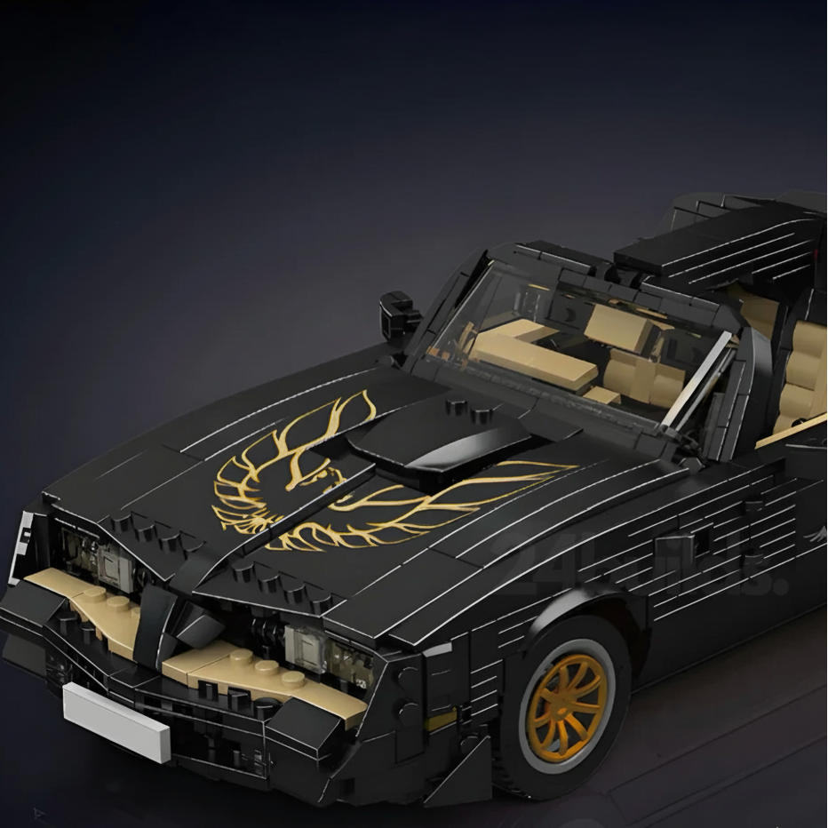 Cabriolet Muscle Car Américain Classique des Années 70 - 1556 Pièces