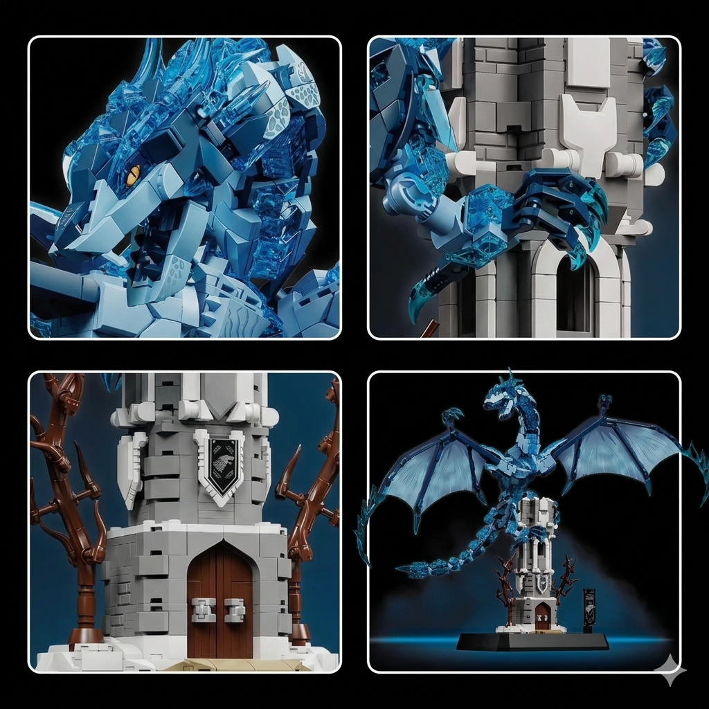Mythischer Drache 1788TEILE