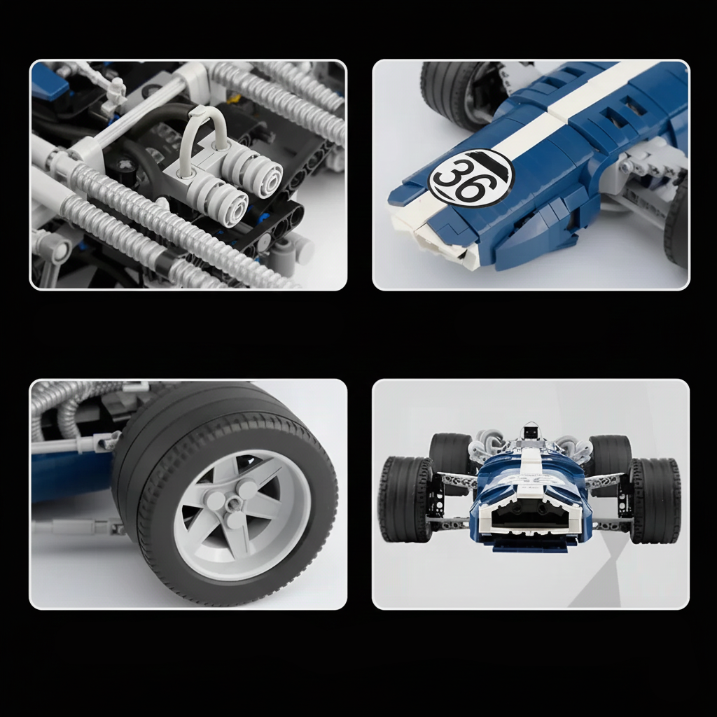 F1 Speed Eagle Racing Car 1758PCS