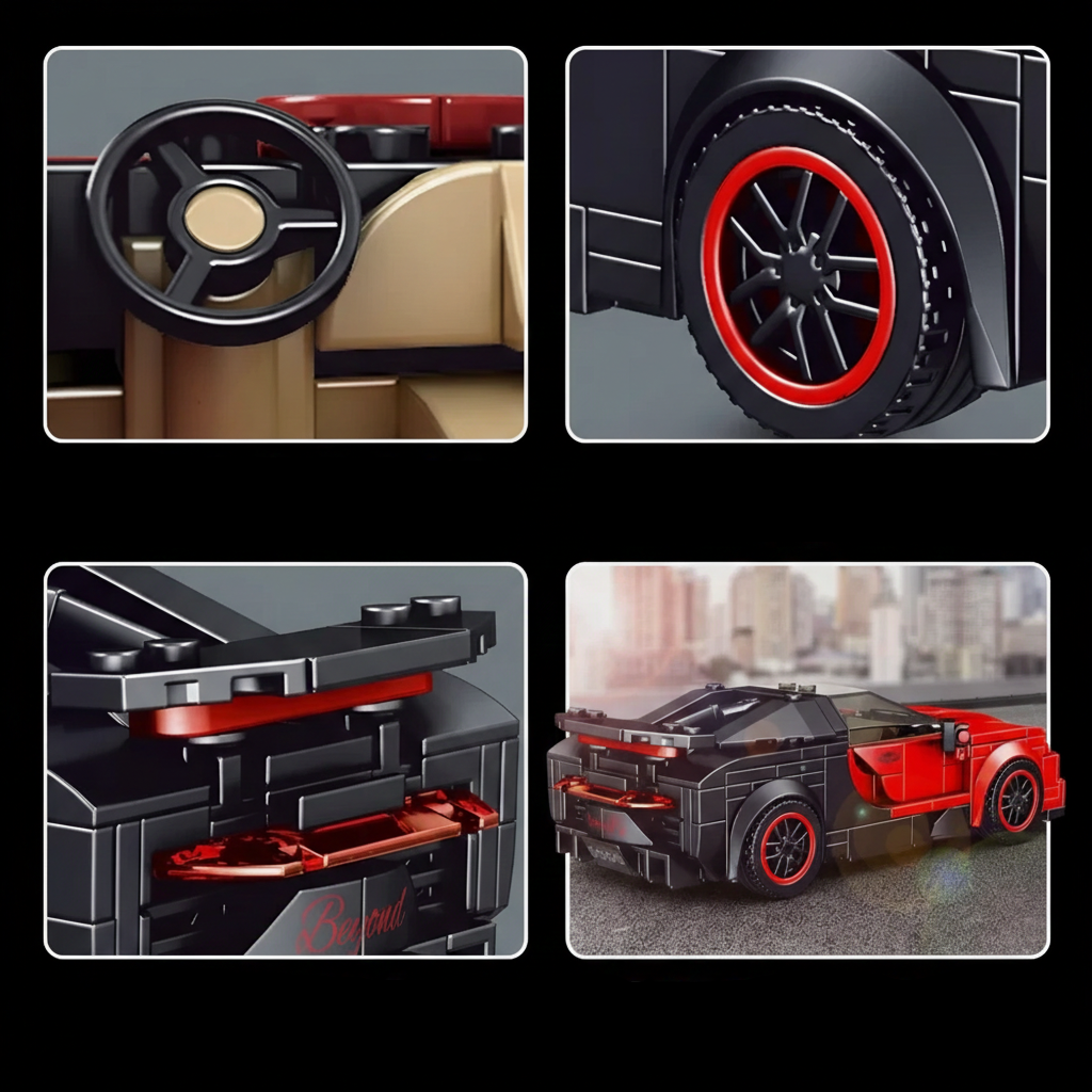 Mini Bricks Veyron French Hypercar 374PCS