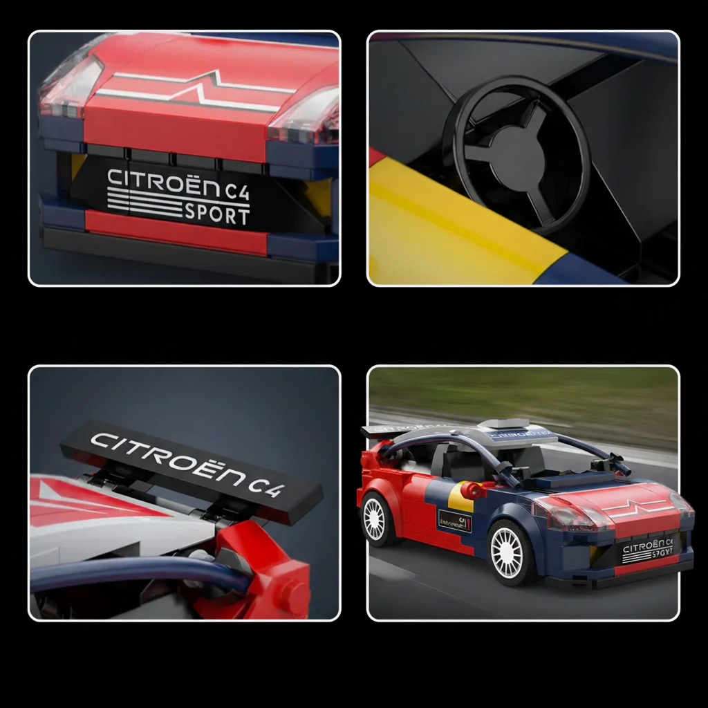 Mini-briques Citroën C4 WRC 298 pièces