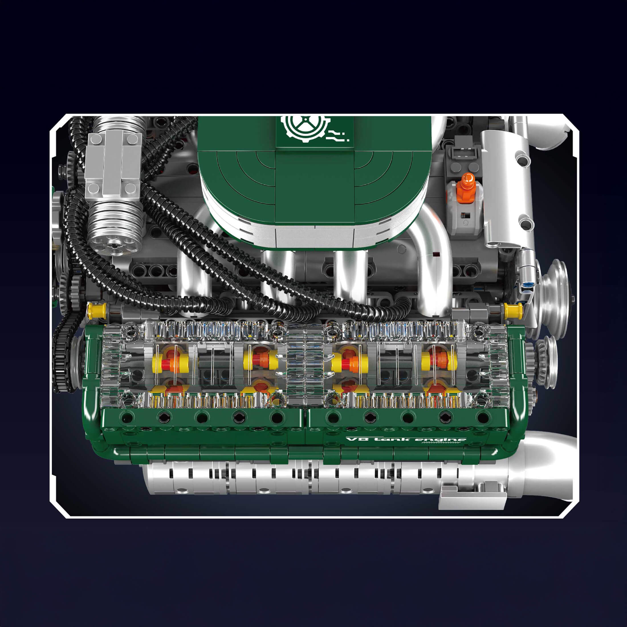 V8 Panzermotor 2250TEILE