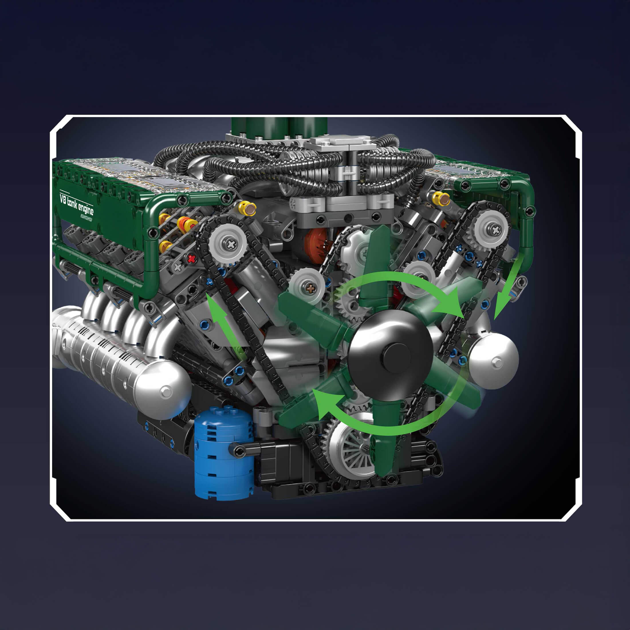 V8 Panzermotor 2250TEILE