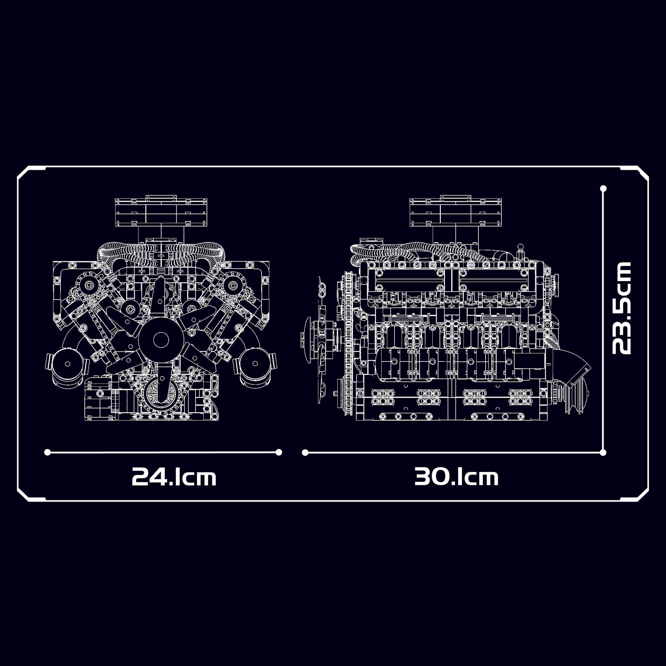 V8 Panzermotor 2250TEILE