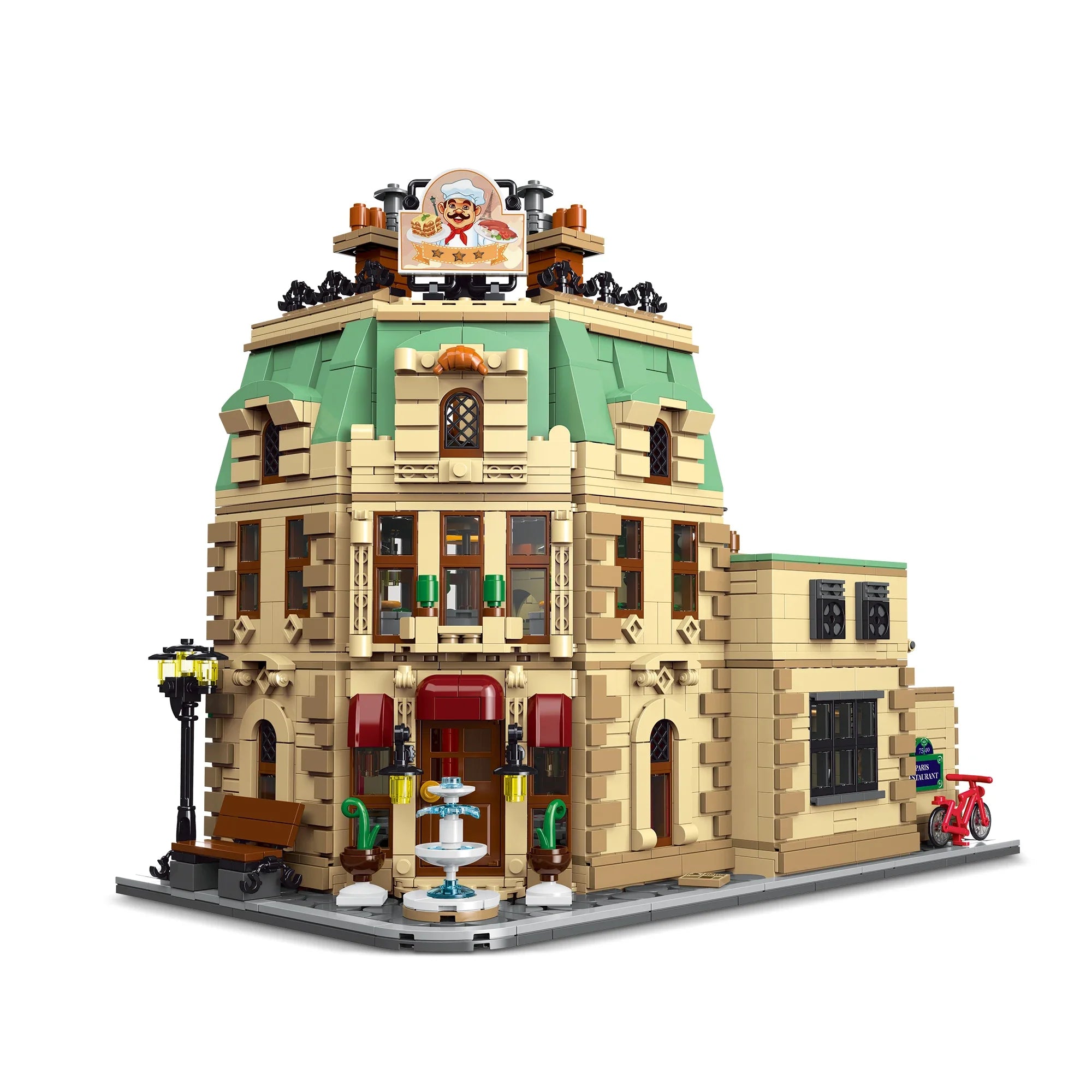 Das Pariser Restaurant 3104 Teile