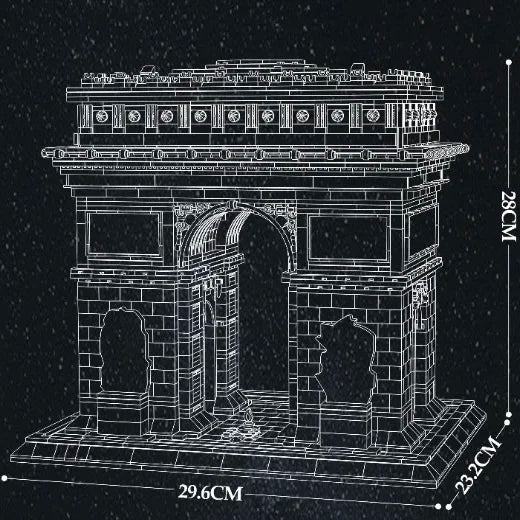 L' Arc De Triomphe 3718 TEILE