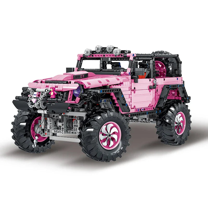 Pink Geländewagen 2471 Teile