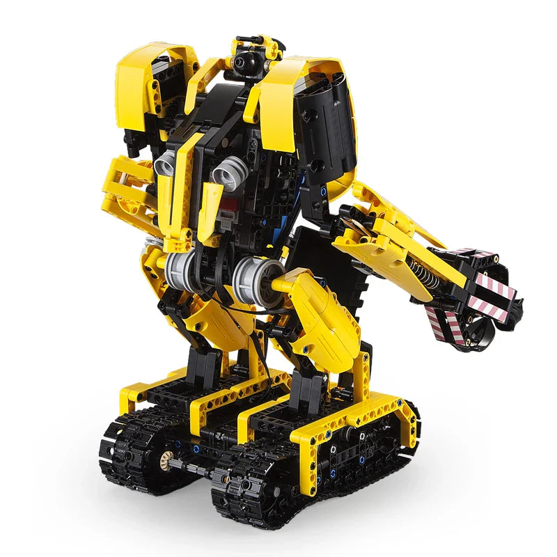 High-tech Rock Man Remote Control Crane Truck 1830PCS