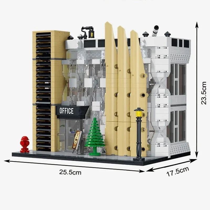 Office Building With Light 1499PCS