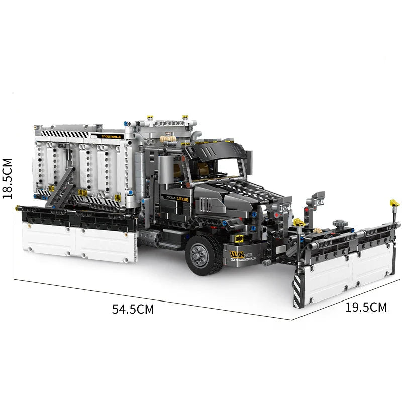 The Snowplow Truck 1694PCS