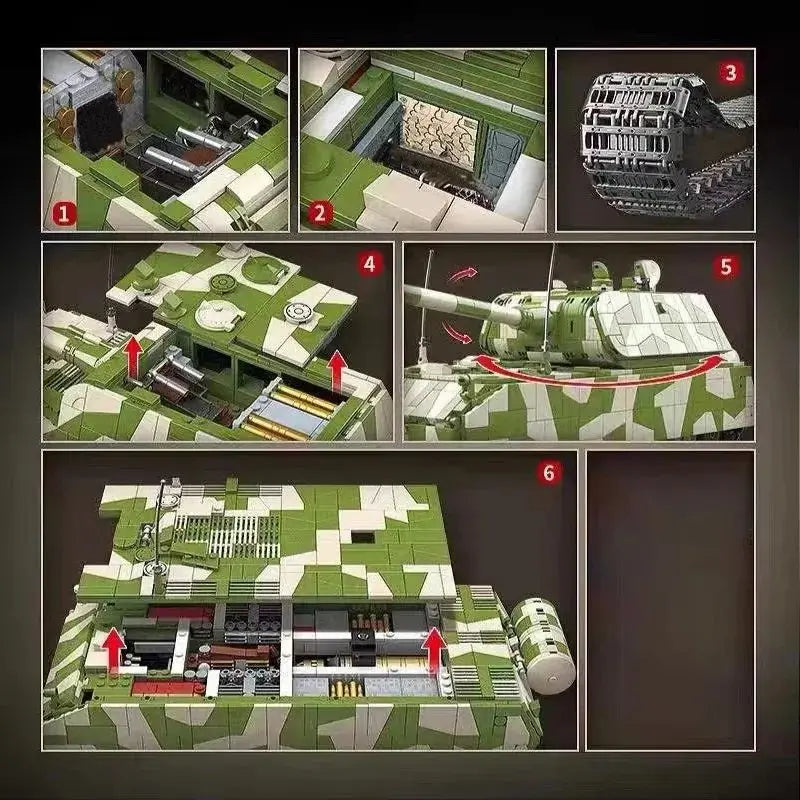 German Super Tank 2930PCS