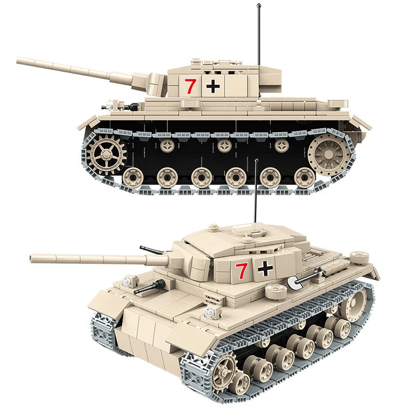 Military Heavy Tank 711PCS