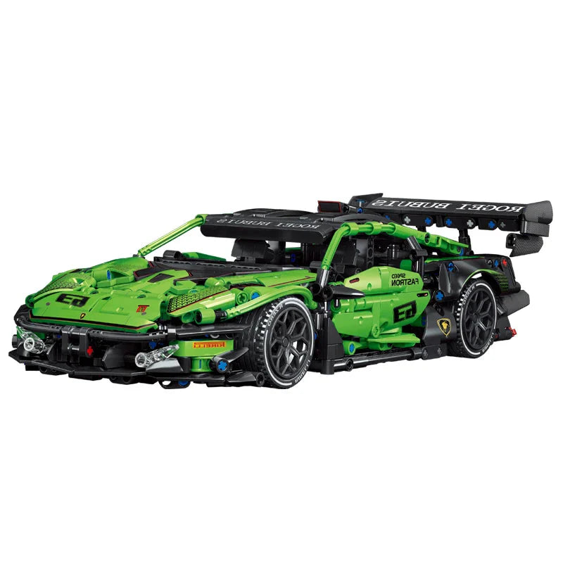 Lambo Night Knight Green Super Speed 1644 Teile