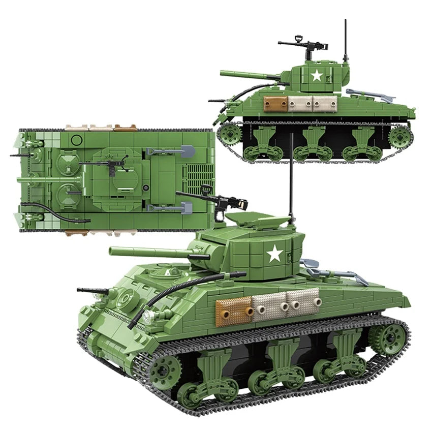 M4A1 Military Tank 726PCS