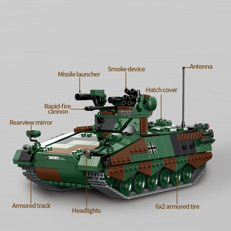 Battle Field Armeepanzer 1050 Teile