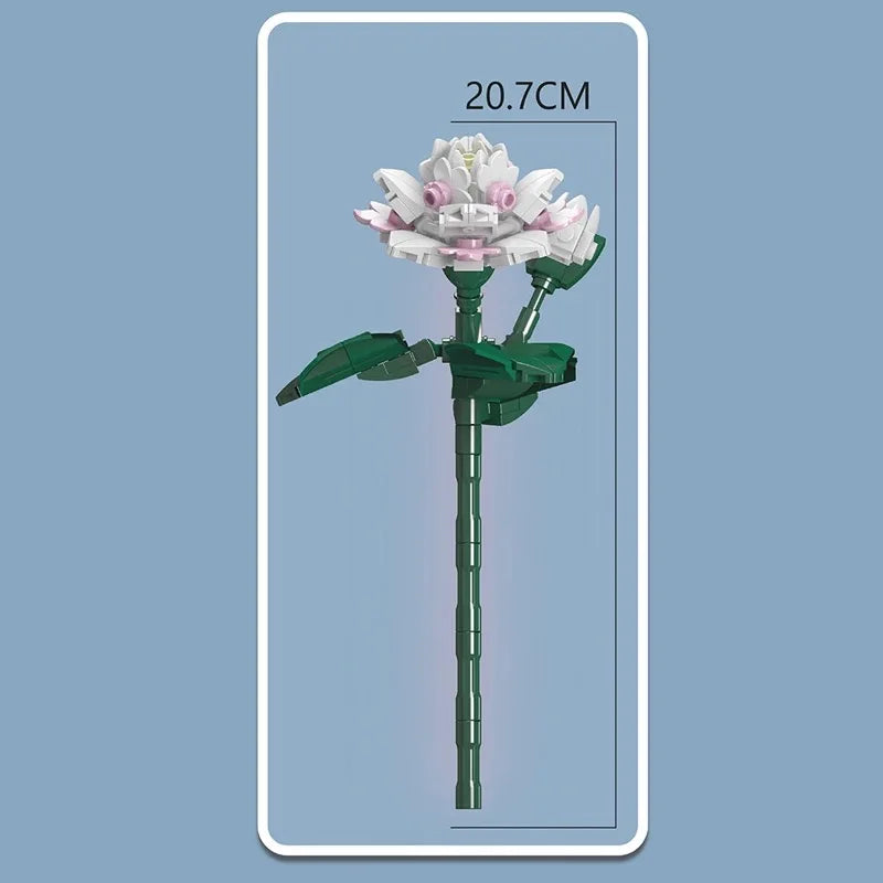 Camellia White Flower | 127PCS