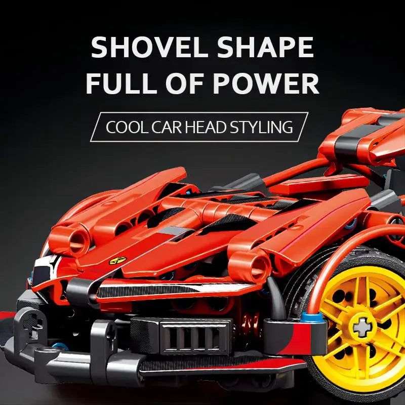 Minibricks Roter Hypercar 427TEILE