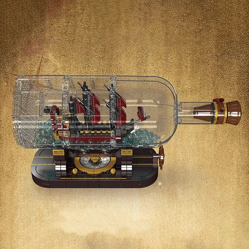 Designed Revenge in a Bottle Ship 885PCS