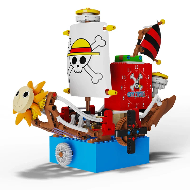 Pirate Luffy Schiff-Uhr Spieluhr 337PCS