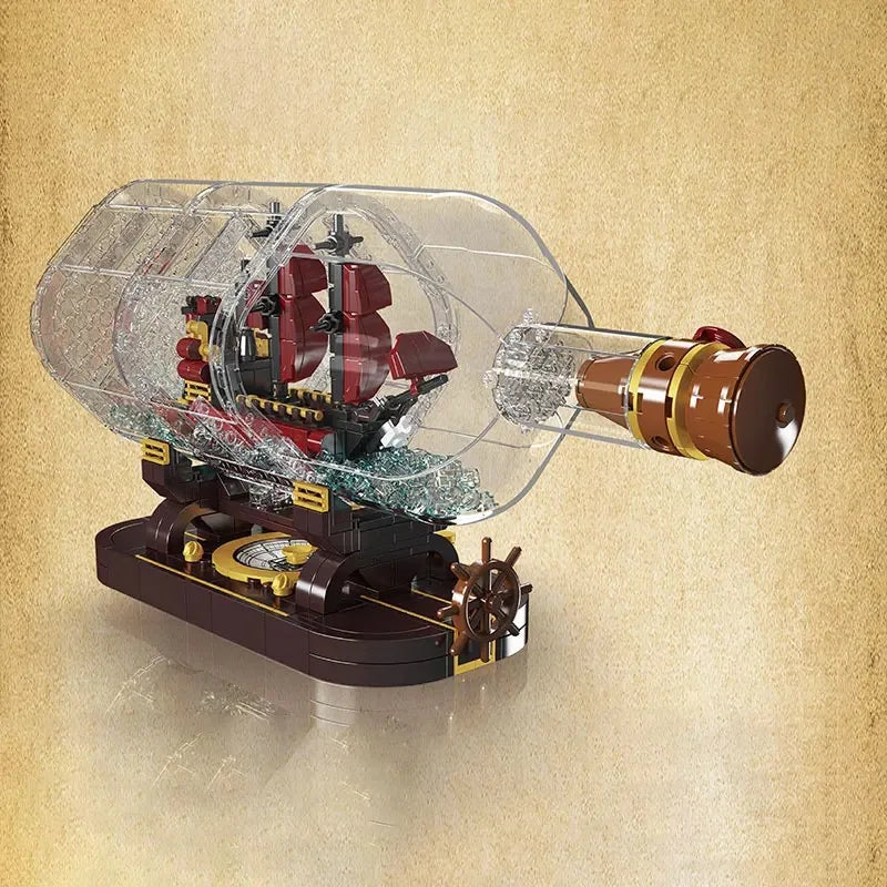 Designed Revenge in a Bottle Ship 885PCS