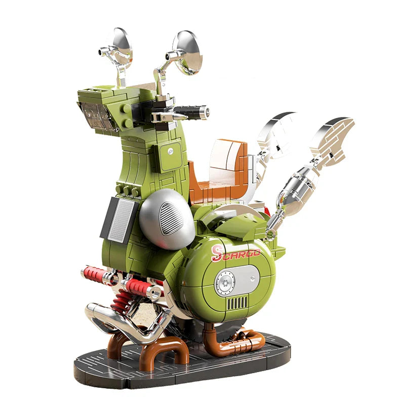 Green Motorcycle Decoration 585PCS