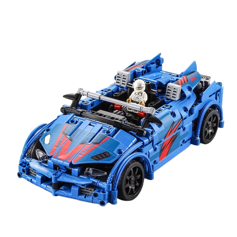 Mini-Klemmbausteine Crash Racing Autos 585 Teile