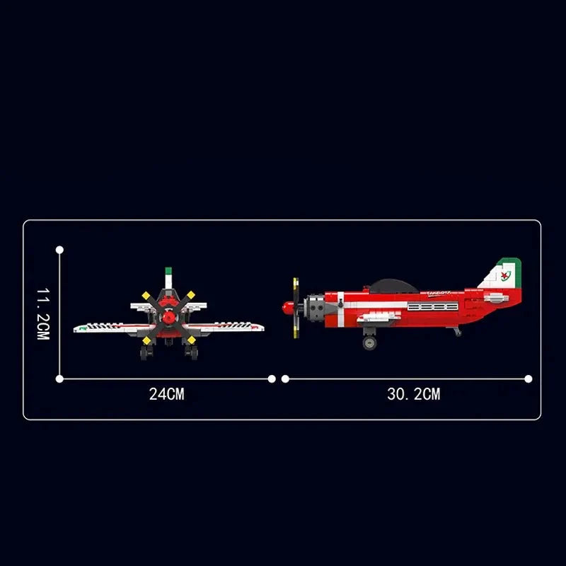 Rennflugzeug 470 Teile