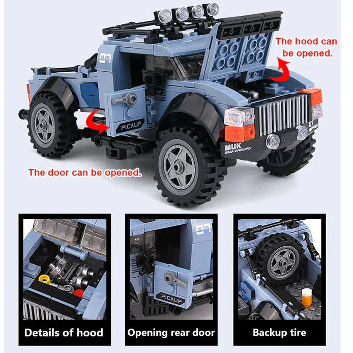 Minibricks Assemble 4x4 Off-Road 493 Teile