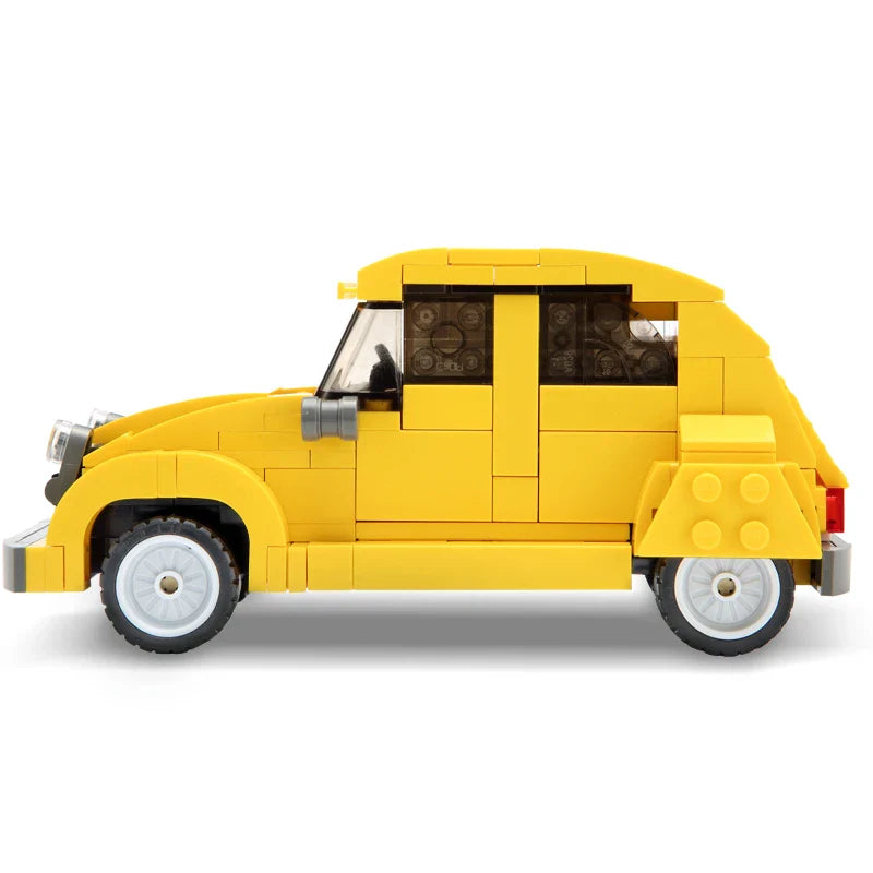 Minibricks Gelber 2CV Rennwagen 298 Teile