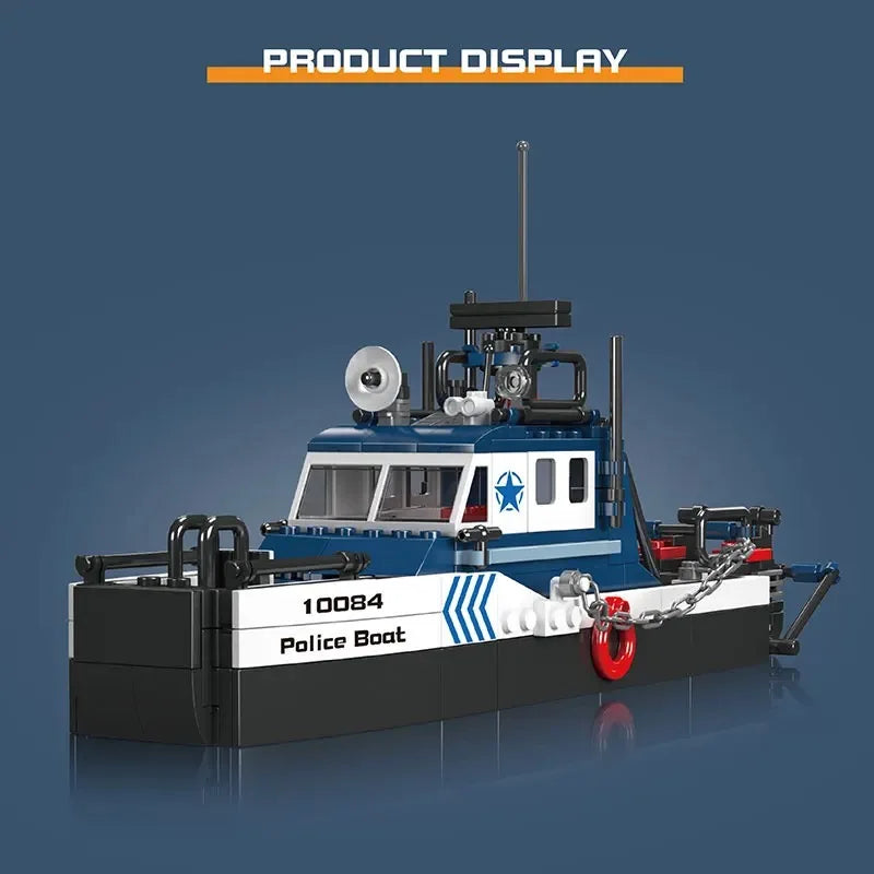 The Police Boat 413PCS