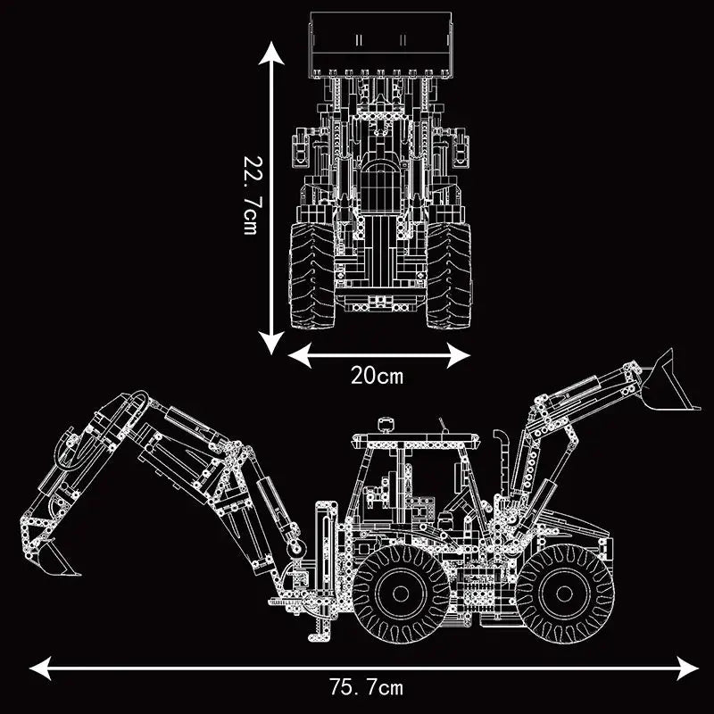 Two-Busy Lader Bagger 2239 Teile
