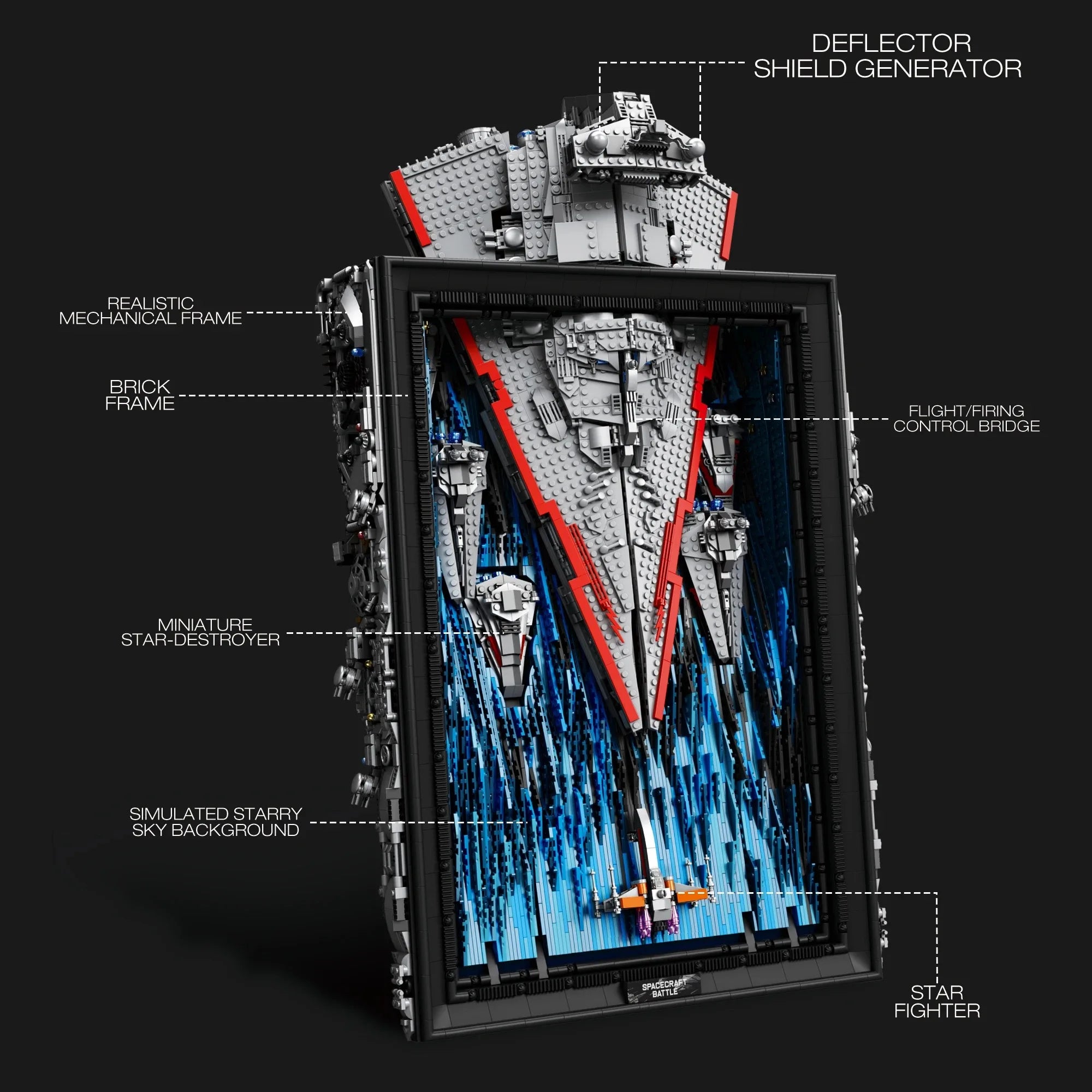Interstellar Art-Malerei Stern 5964PCS
