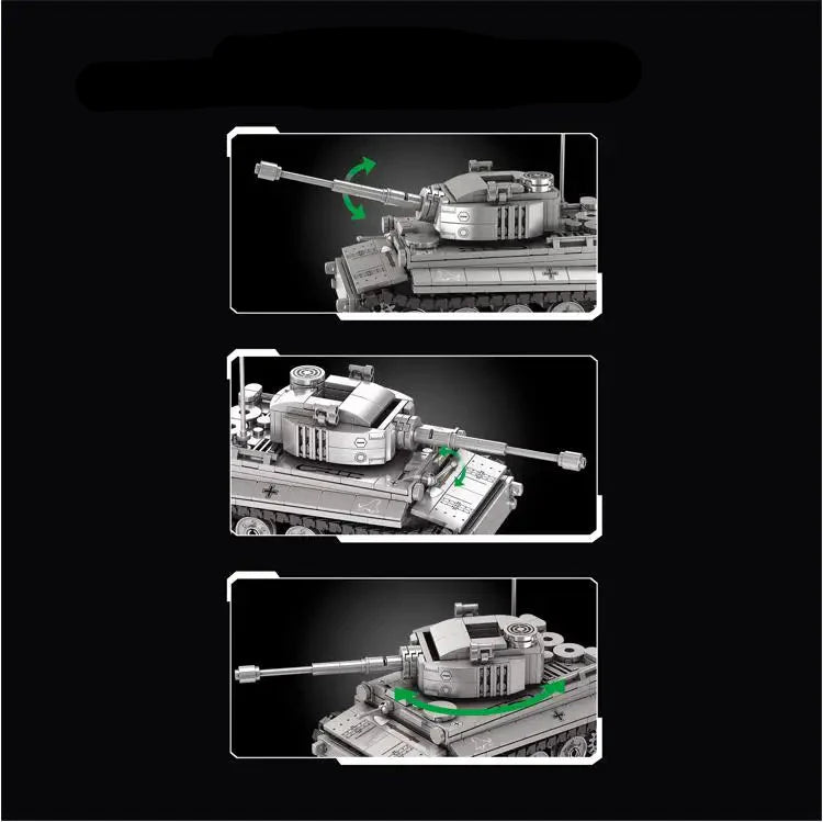 Tiger Schwerer Panzer 457TEILE