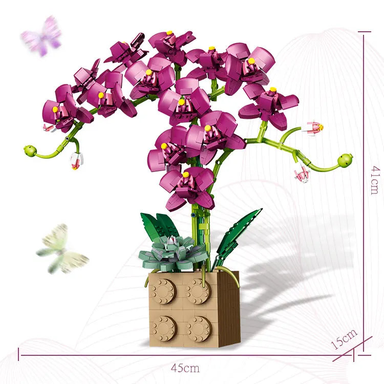 Pink Rose Blume 1369TEILE