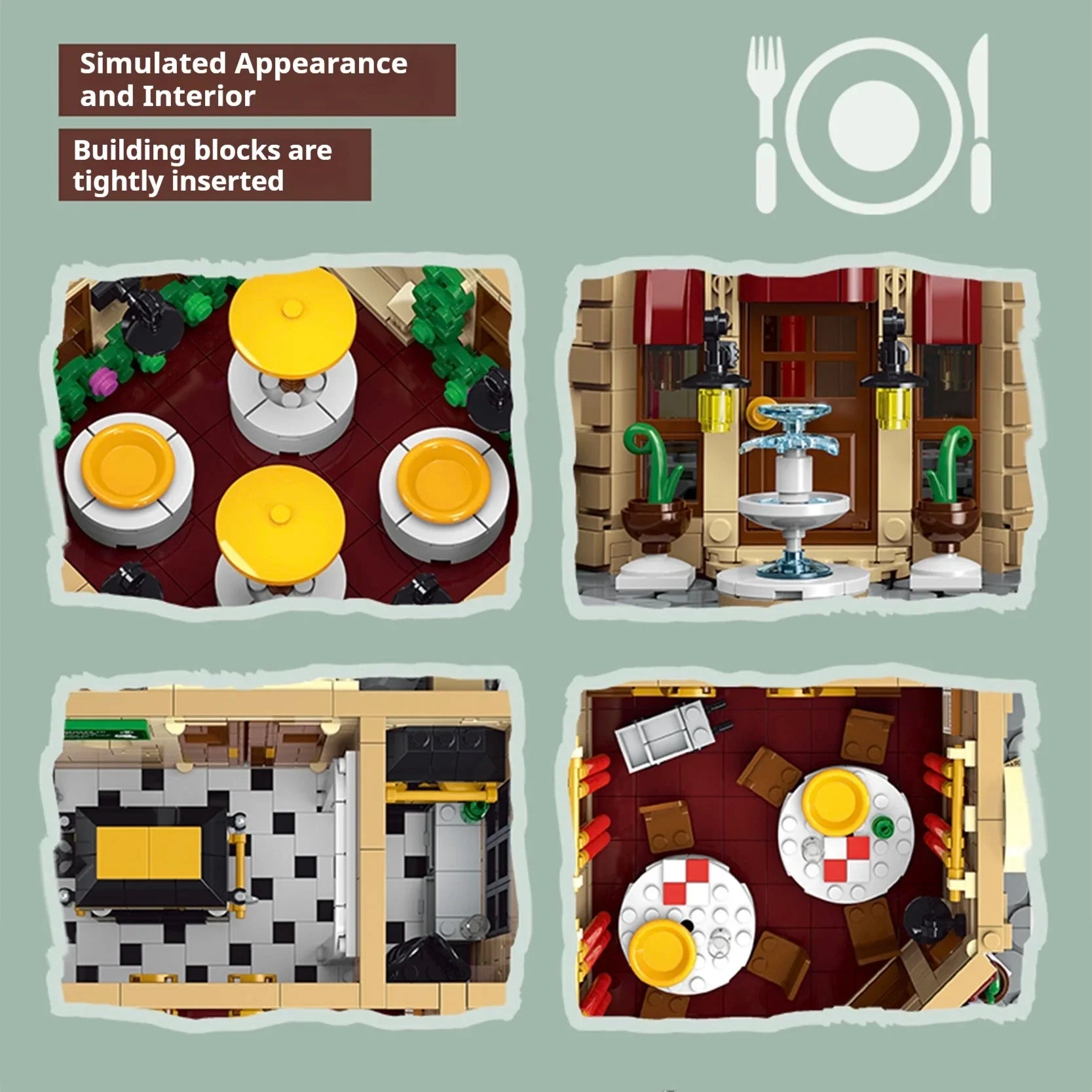 Das Pariser Restaurant 3104 Teile