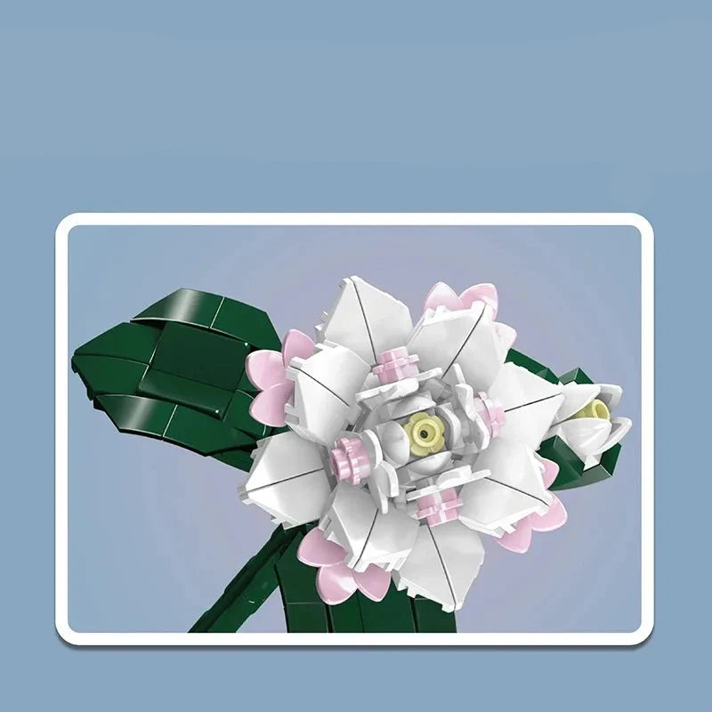 Camellia White Flower | 127PCS