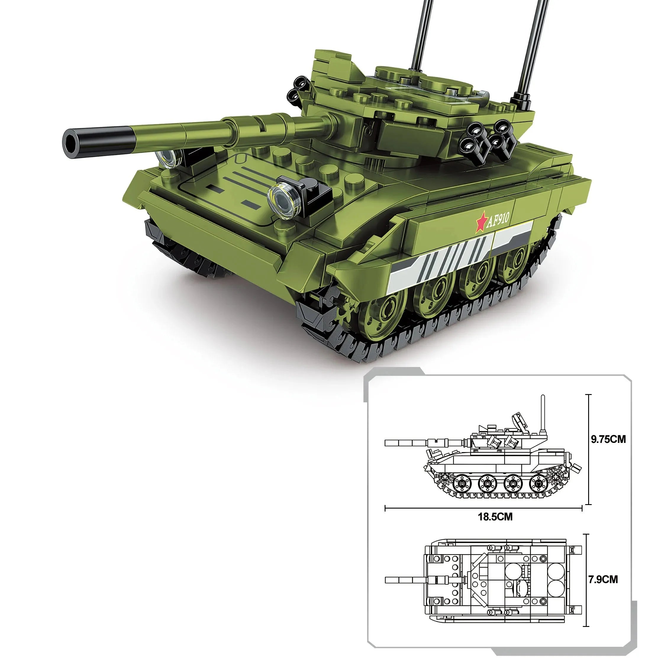 Leopard 2 tank 433PCS