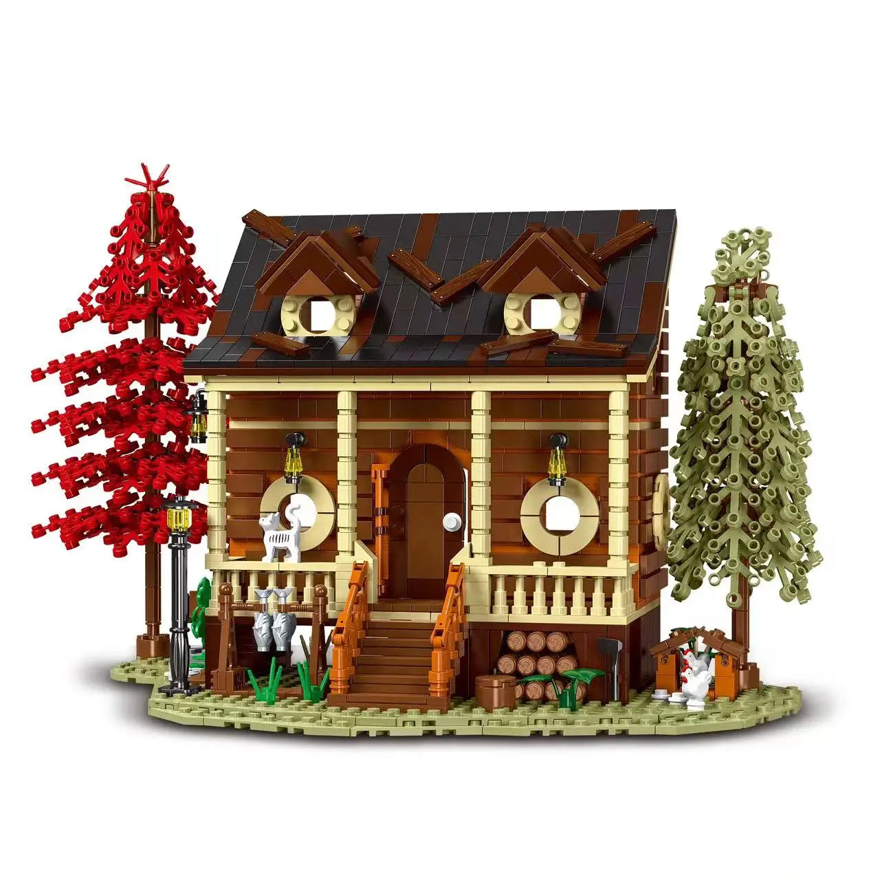 The Forest Cabin 1645PCS