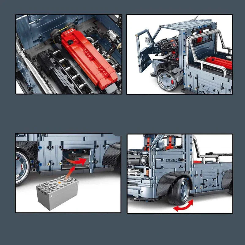 Camion Kei japonais tuné 2492 pièces