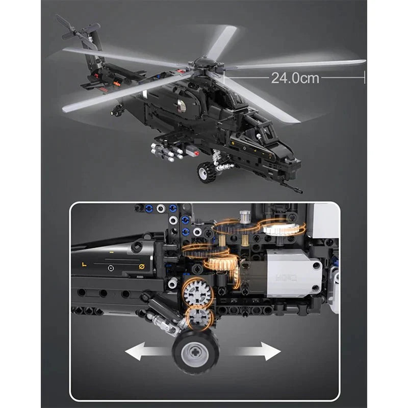 WZ-10 Transporthubschrauber 989 Teile